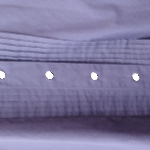 Orvis Navy Button Down Shirt Womens 14 - Picture 4 of 5